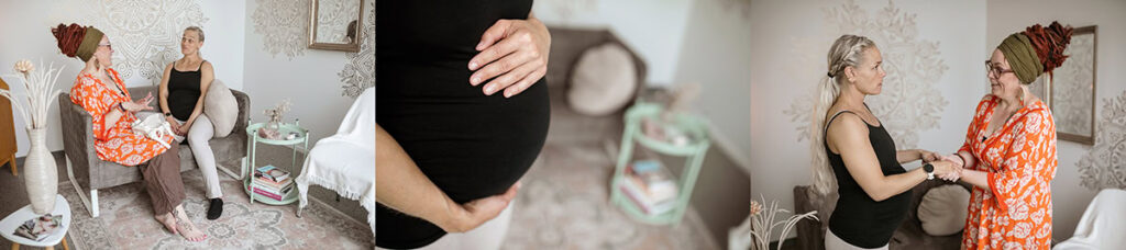 Doula ja raskaana oleva.