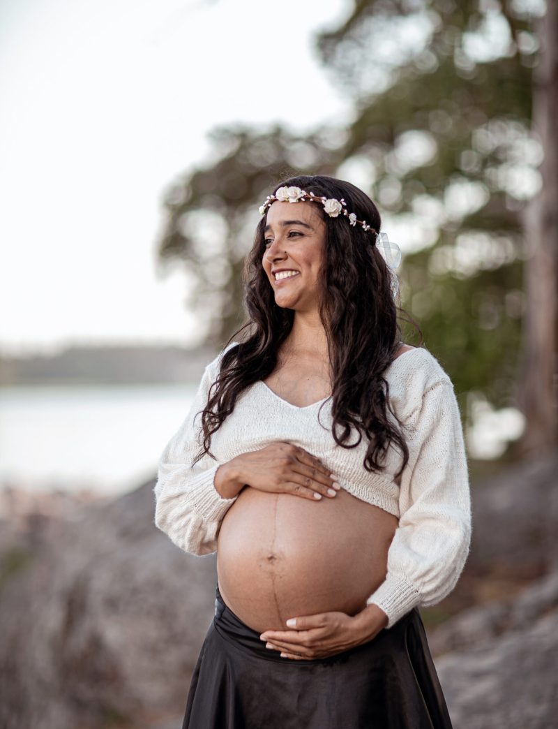 Raskauskuvaus luonnossa Helsinki